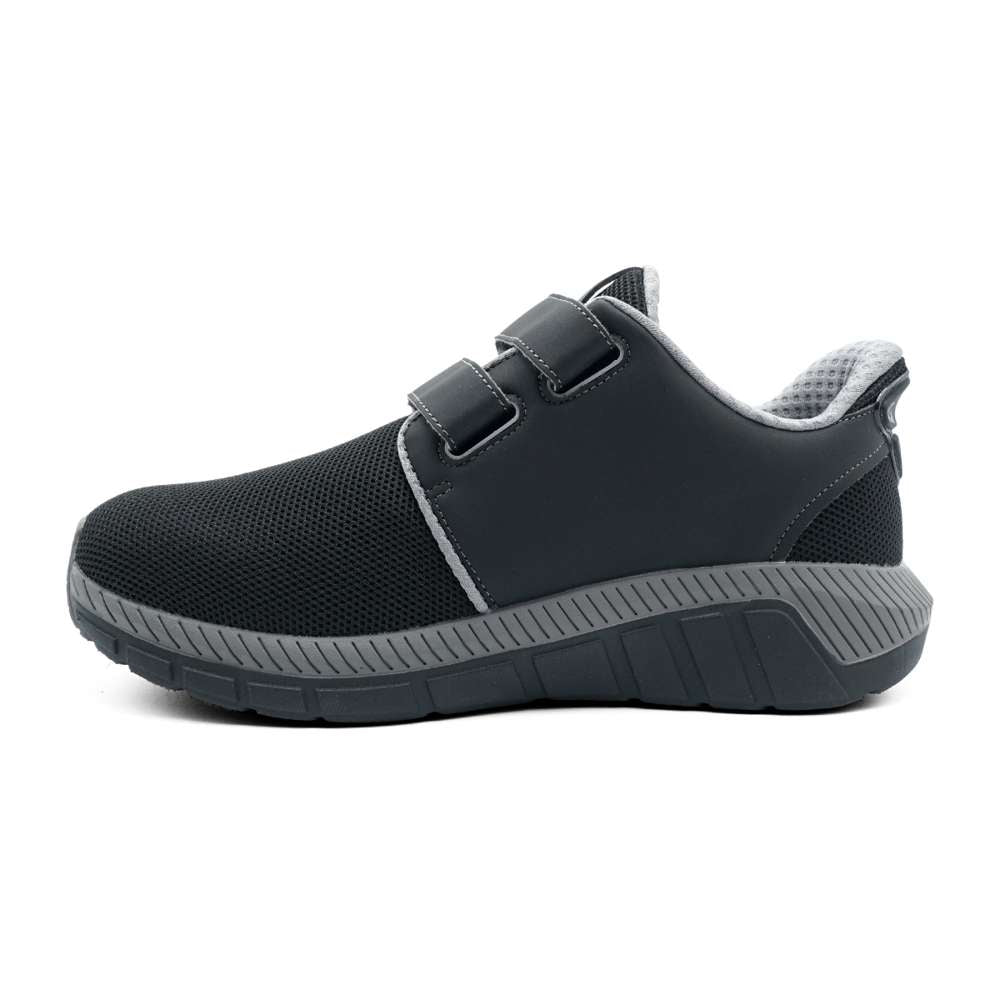 No. 74 Double Depth Sport Jogger W/ Heel Assist - Black/Grey
