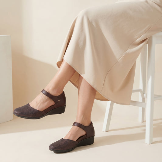 Lifestyle image for Osaka Mary-Jane - Espresso Angle