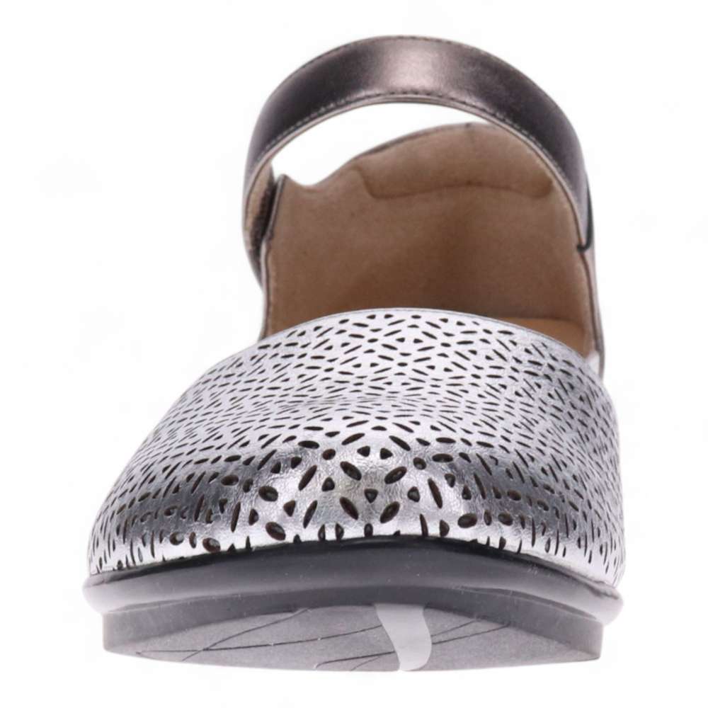 Osaka Mary-Jane - Silver Metallic