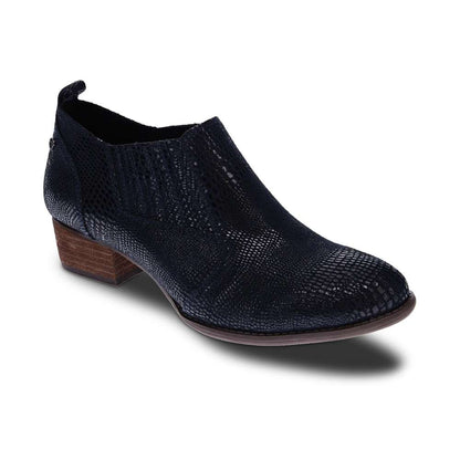 Palermo Shootie - Black Lizard