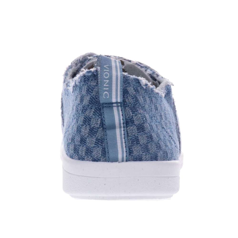 Pismo Casual Sneaker - Blue Checkered Denim