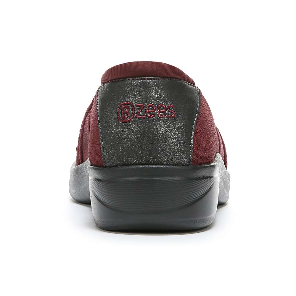 Poppyseed Slip-On - Windsor Red Rhinestone