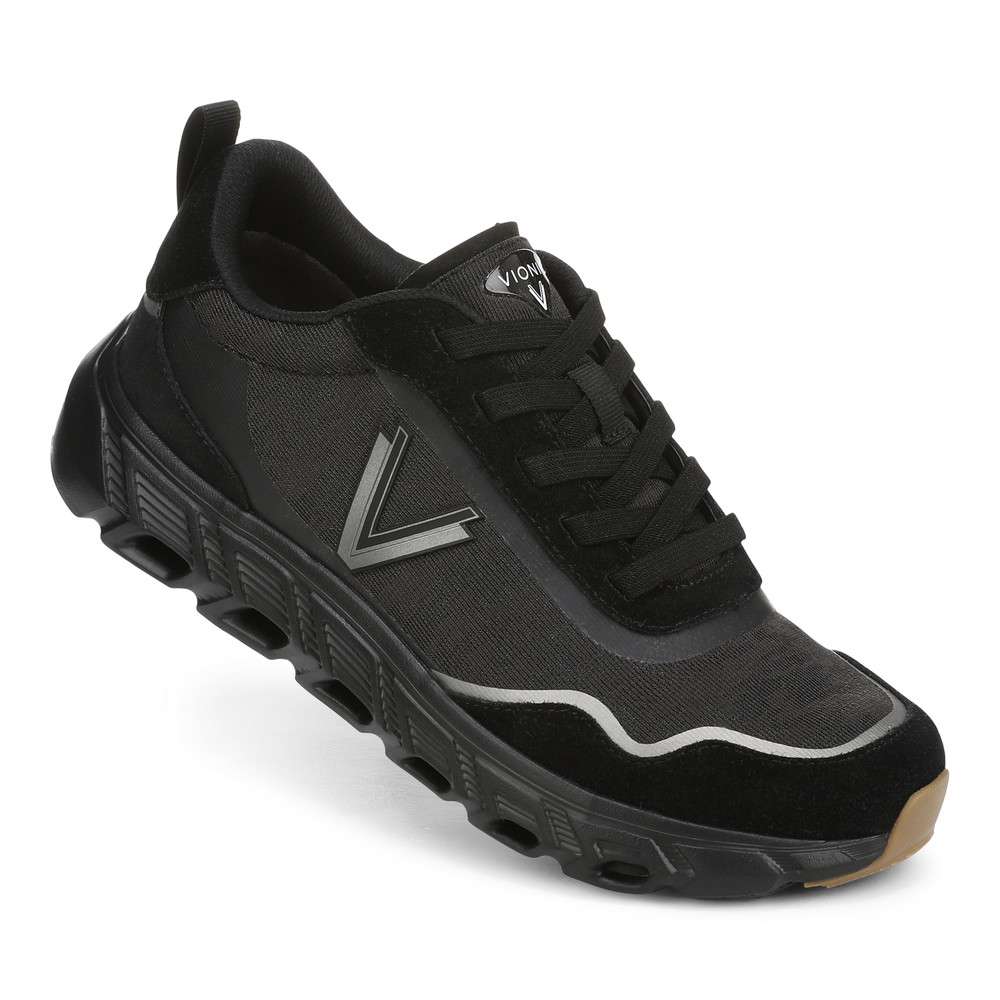 Presley Lace-Up Sneaker - Black