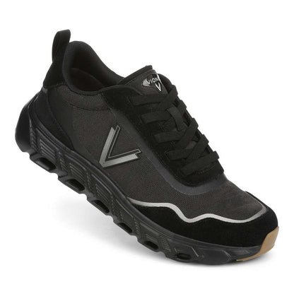 Presley Lace-Up Sneaker - Black