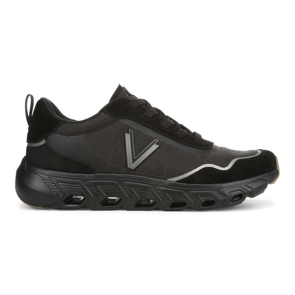 Presley Lace-Up Sneaker - Black