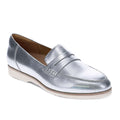 Remi Casual Slip-On - Silver Snake