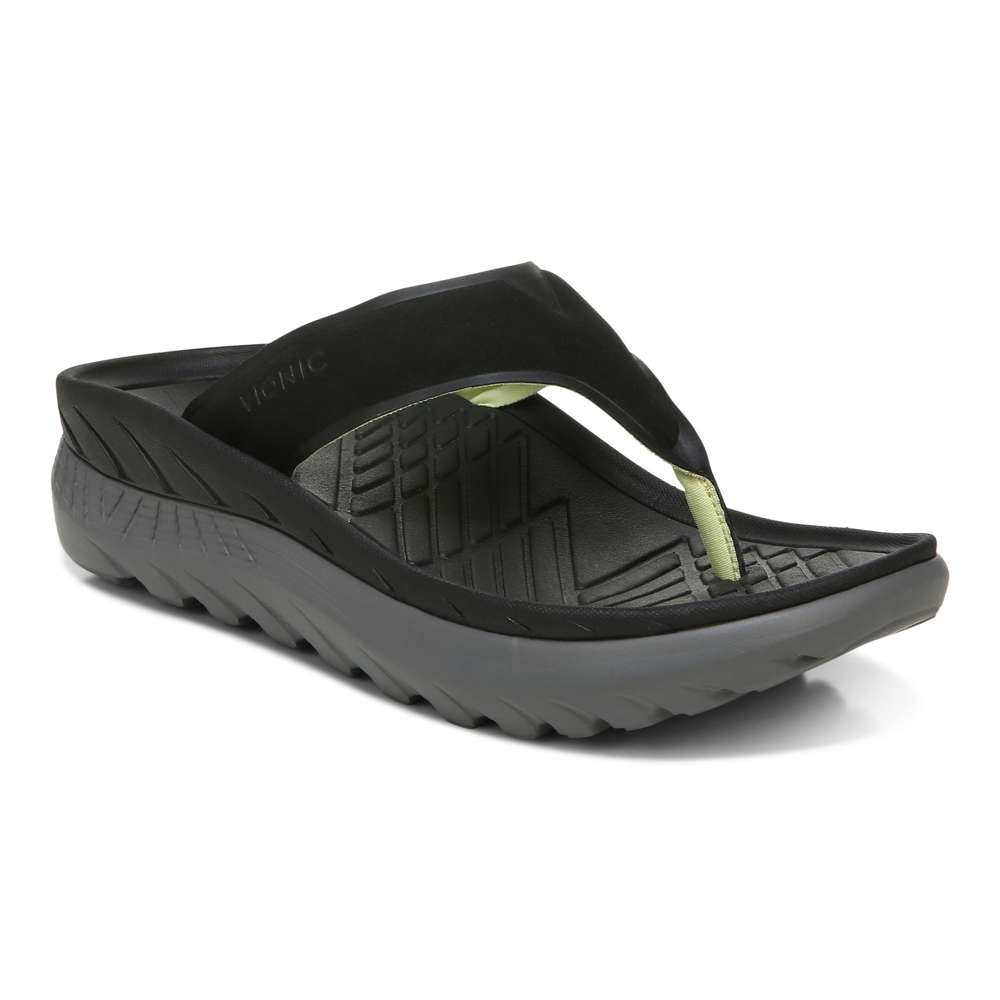 Restore Recovery Sandal - Black/Charcoal