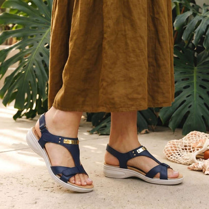 Santa Monica Sandal - Blue French