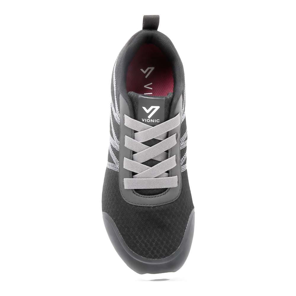 Shay Elastic Lace Sneaker - Black