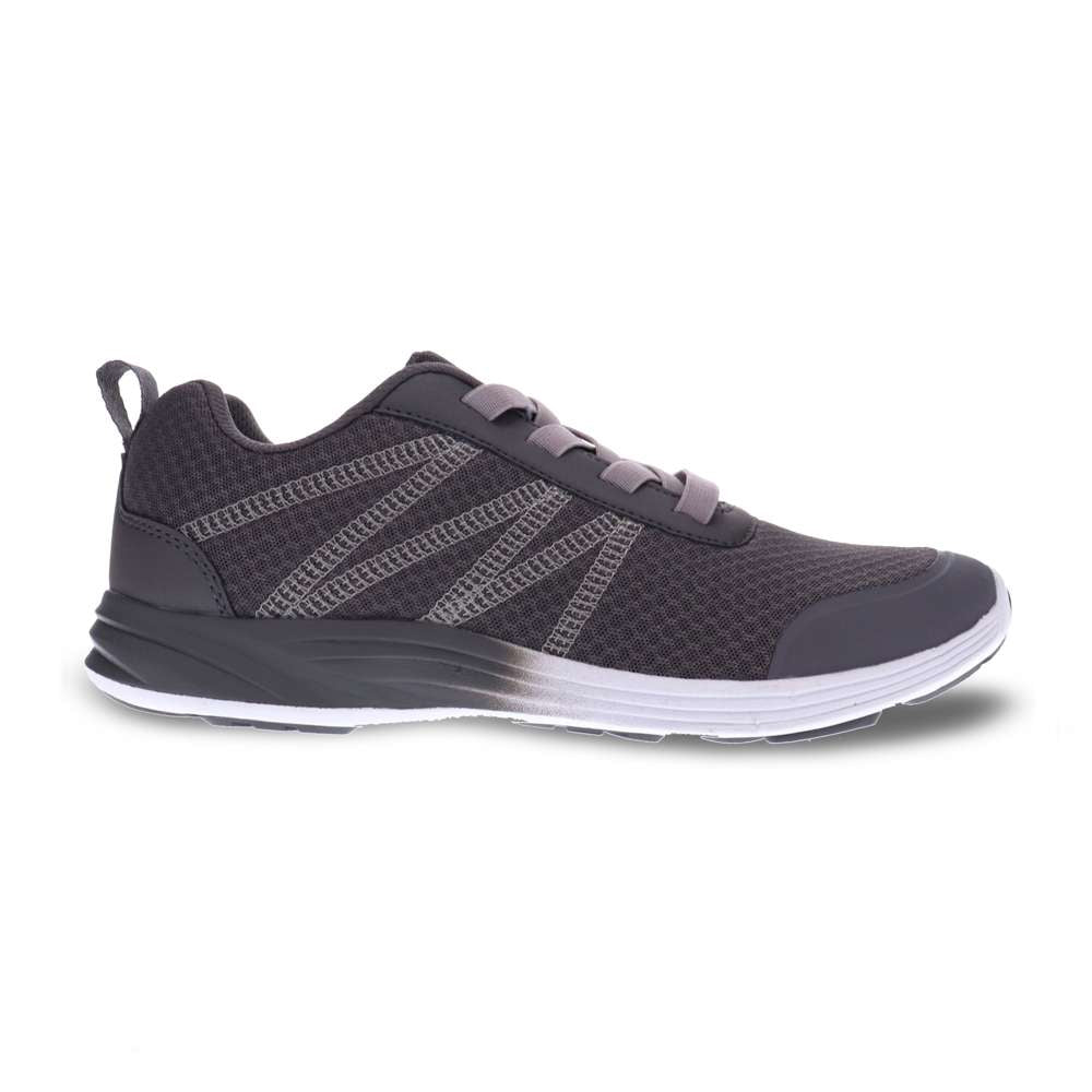 Shay Elastic Lace Sneaker - Grey