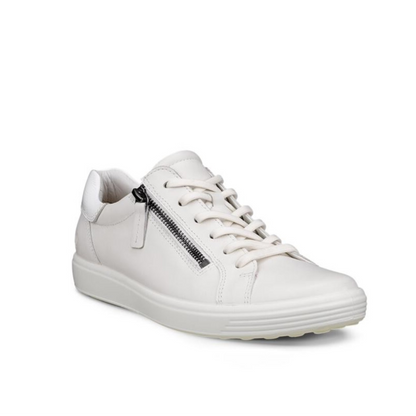 Soft 7 Side Zip Sneaker - White