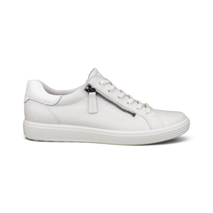 Soft 7 Side Zip Sneaker - White