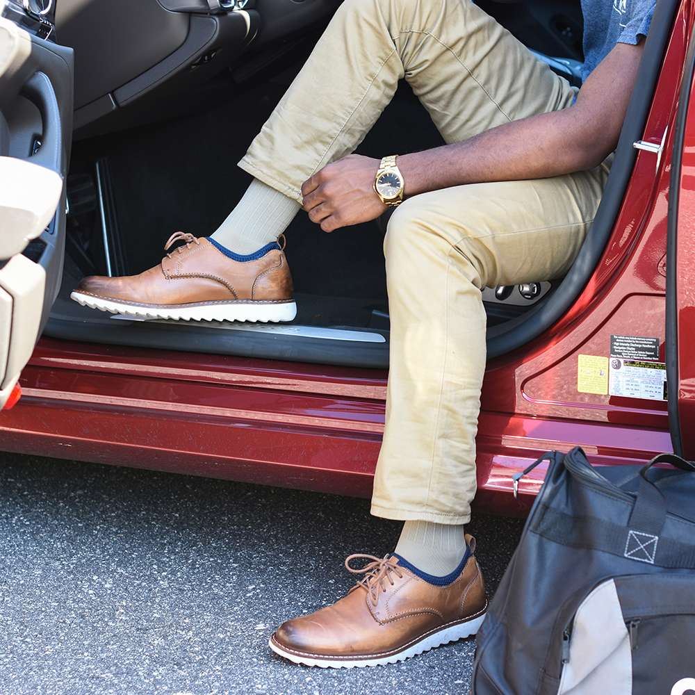 Travel Wellness Compression Socks - Natural