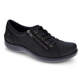 Tampa Zip Casual Sneaker - Black