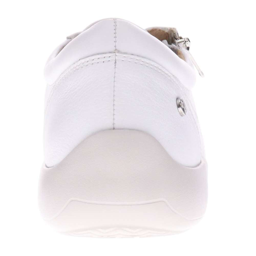 Tampa Zip Casual Sneaker - White