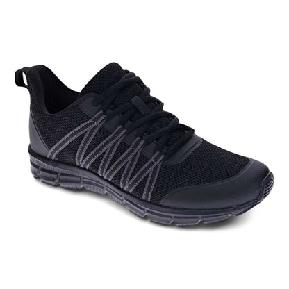 Ultra Lace Lace-Up Active Sneaker - Black