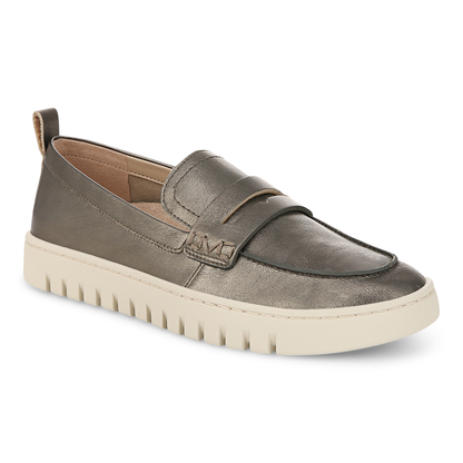 Uptown Loafer - Gunmetal Leather