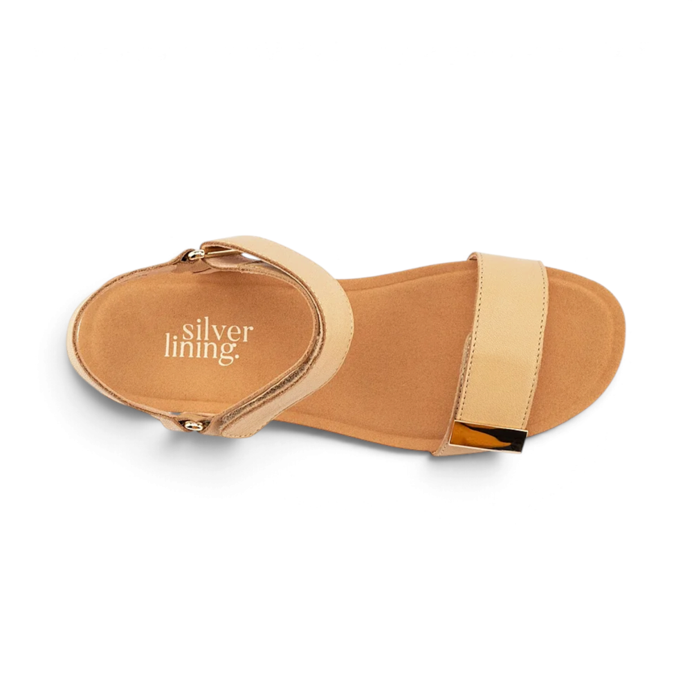 Utica Plain Sandal - Honey / Neutral