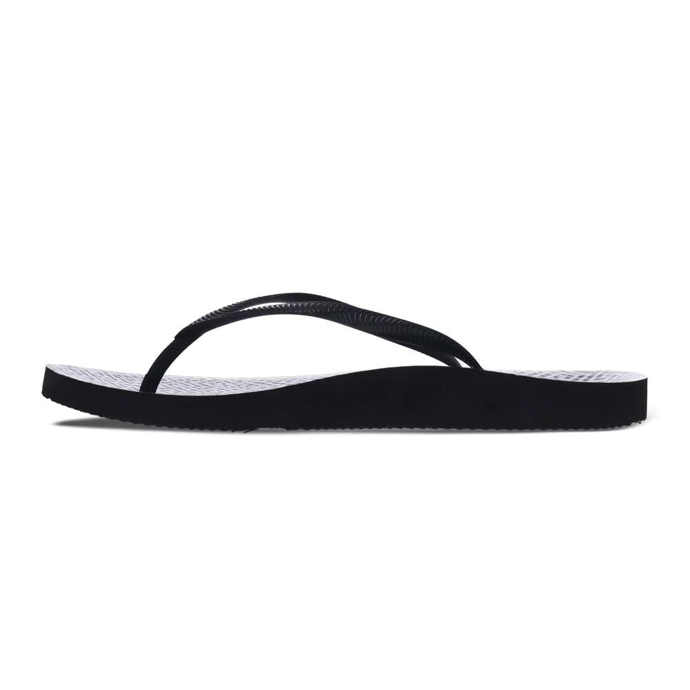 Venice Print Women's Toe Post Sandal - Black Maze