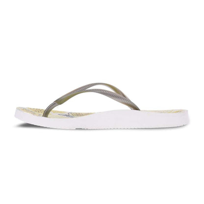 Venice Print Women's Toe Post Sandal - Lemon