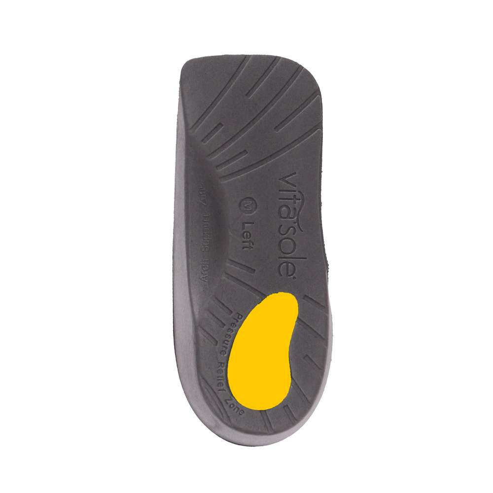 Comfort 3/4 Orthotic Insoles - Black