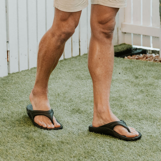 Lifestyle image for Vitality Toe Post Sandal - Black