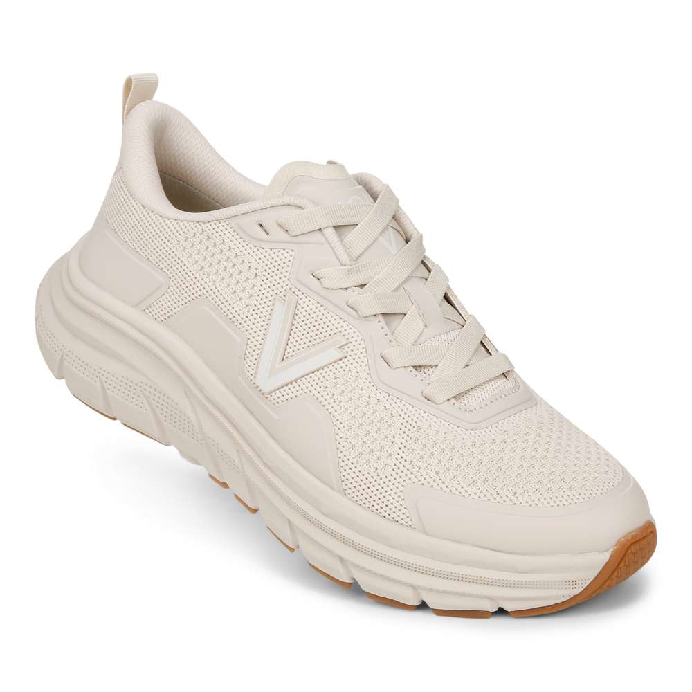 Walk Max Lace-Up Sneaker - Cream