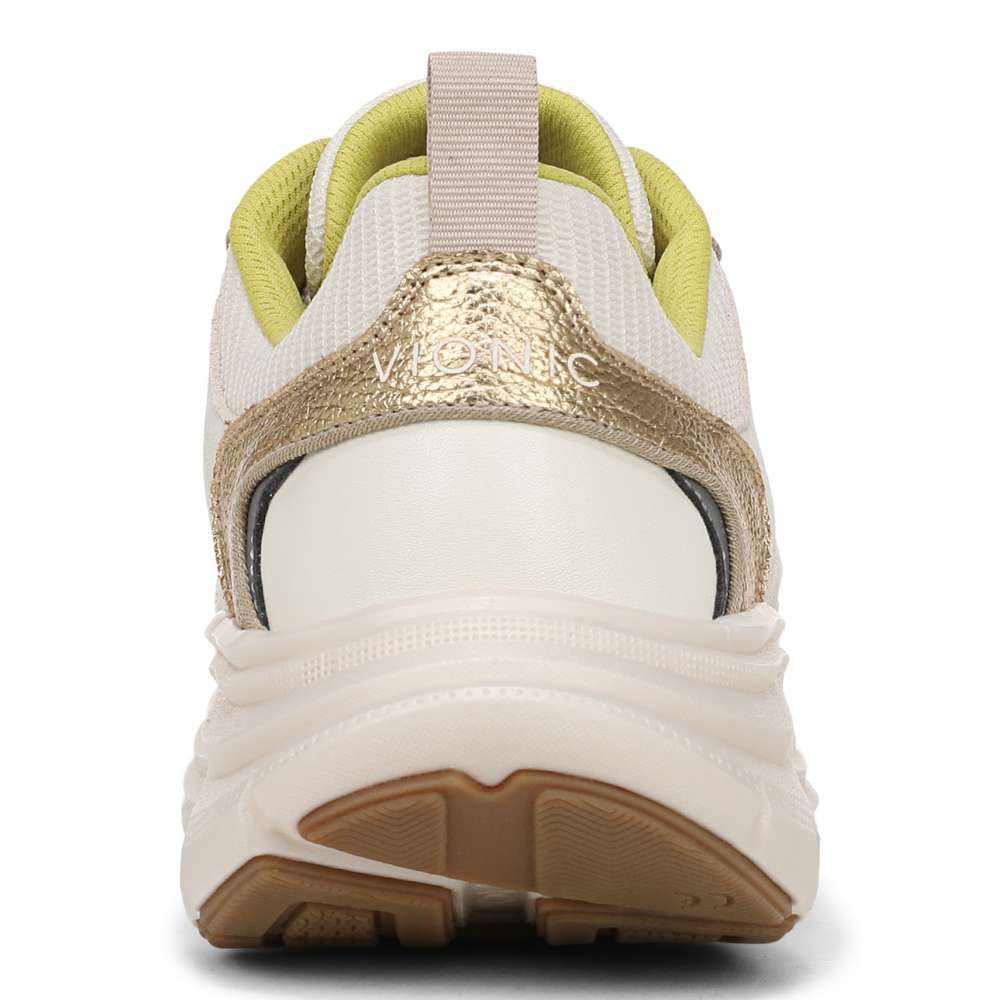 Walk Max Skyline Mesh Sneaker - Ivory Gold