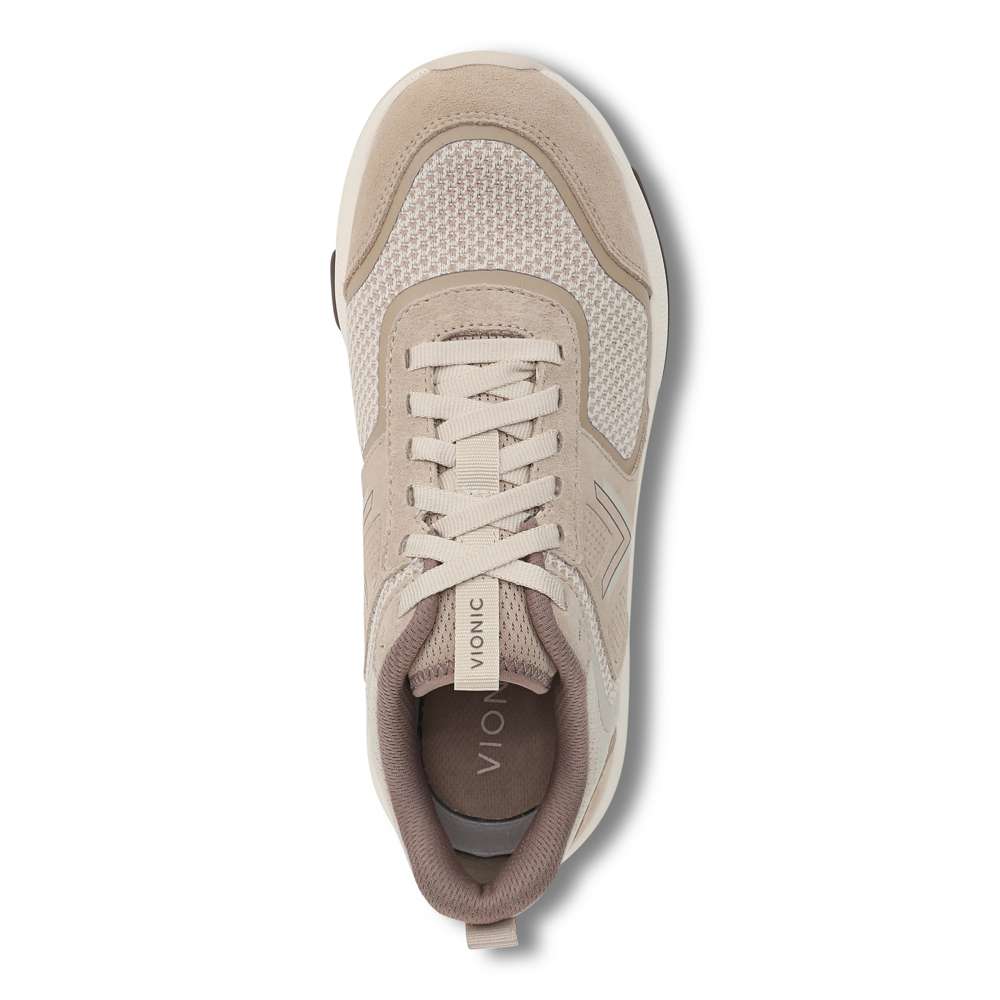 Walk Strider Knit Mesh Sneaker - Beige