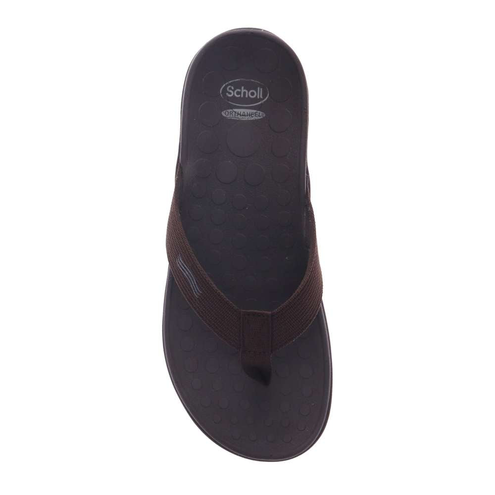 Wave Toe Post Sandal Unisex - Chocolate
